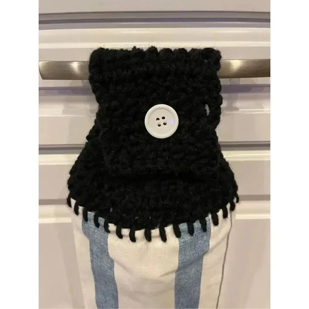 Crochet Top Kitchen Towel- The Kitchen Is The Heart Of The Home 💙